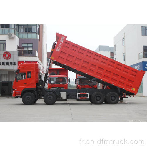 Camion à benne basculante Dongfeng de grande capacité de chargement 8x4